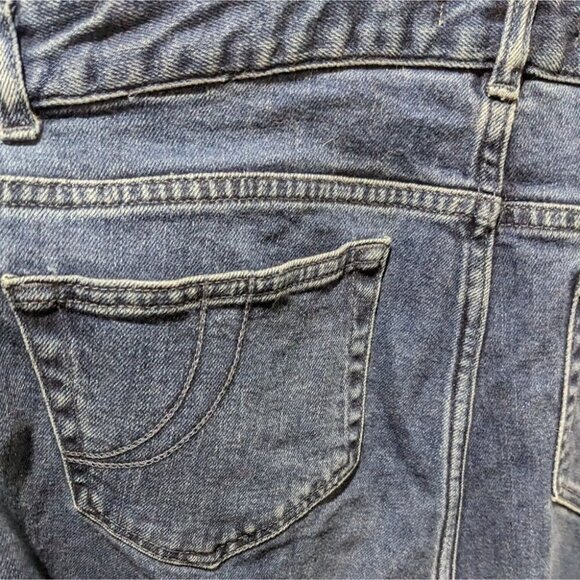 Maje | Pila Stretch Denim Overalls in Medium Blue - Picture 10 of 12